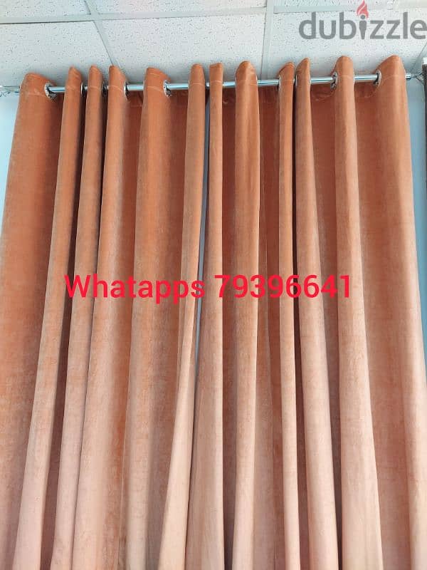 new curtain make on order. all r not same design and not same price 9