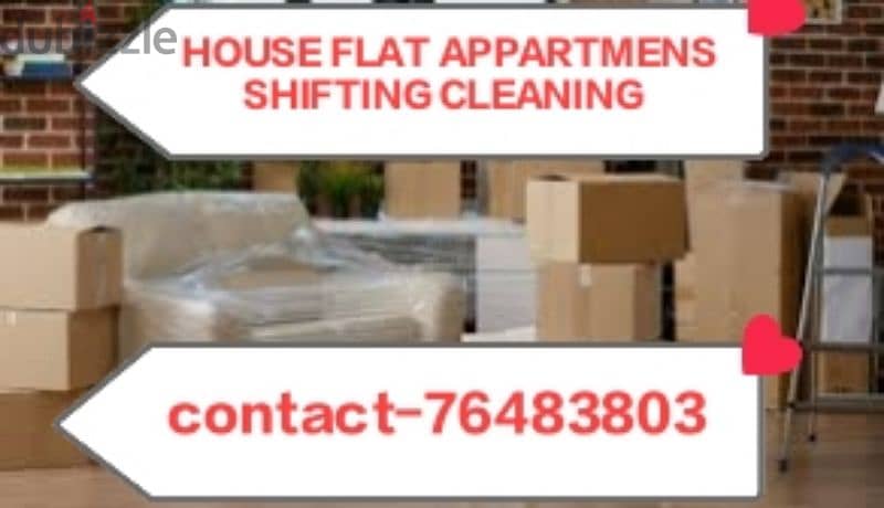 HOUSE FLAT APPARTMETNS SHIFTING CLEANING 0