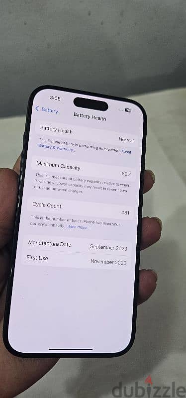 iphone 15pro 128gb 89% battery health like brand new no scratches 2