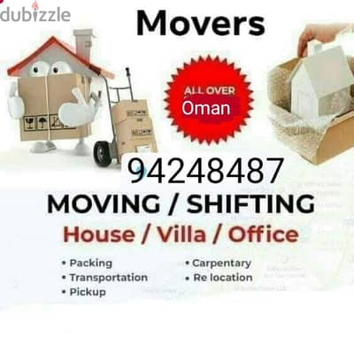 Movers and Packers House shifting office shifting All Oman good price