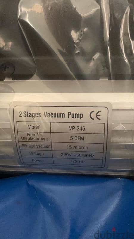 Air conditioning and refrigeration vacuum pump 1