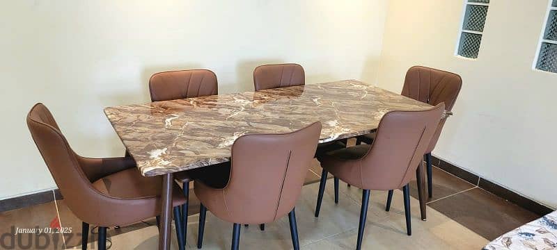 Dinning table with Marble top 0