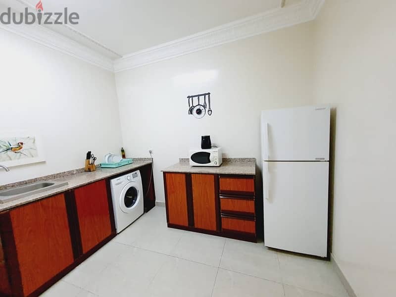 Fully furnished 1BHK flat for rent alAzaiba near al Meera hyper market 8