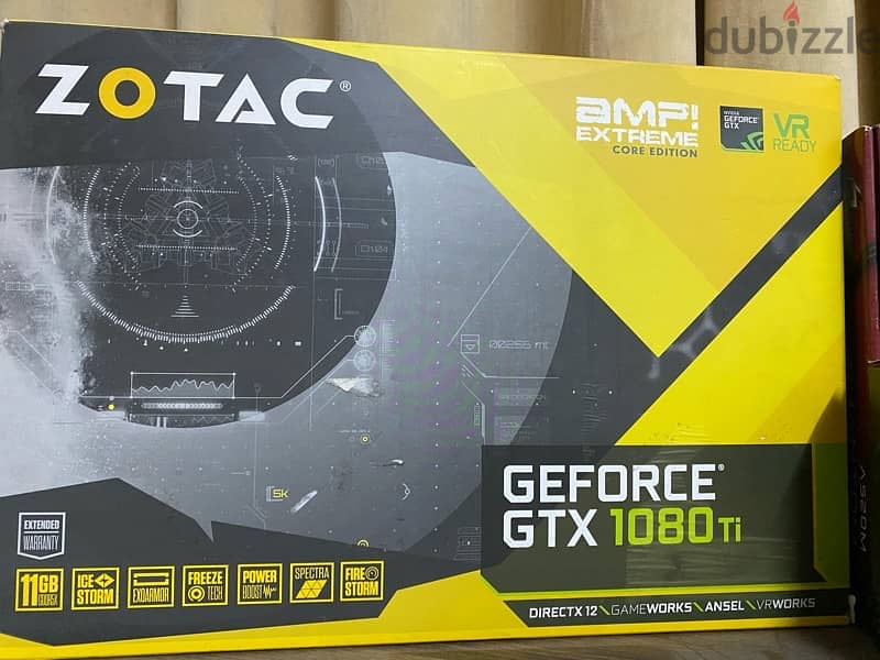 كرت شاشة zotac 1080 ti 11GB 2