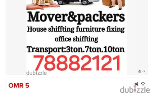 house shifting and packing loading unloading service all oman