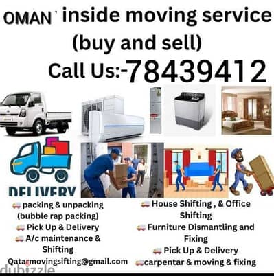 muscat furniture house shiftingg low price