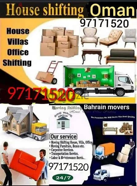 muscat furniture house shiftingg low price 0