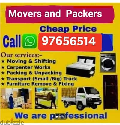 Movers And Packers service available