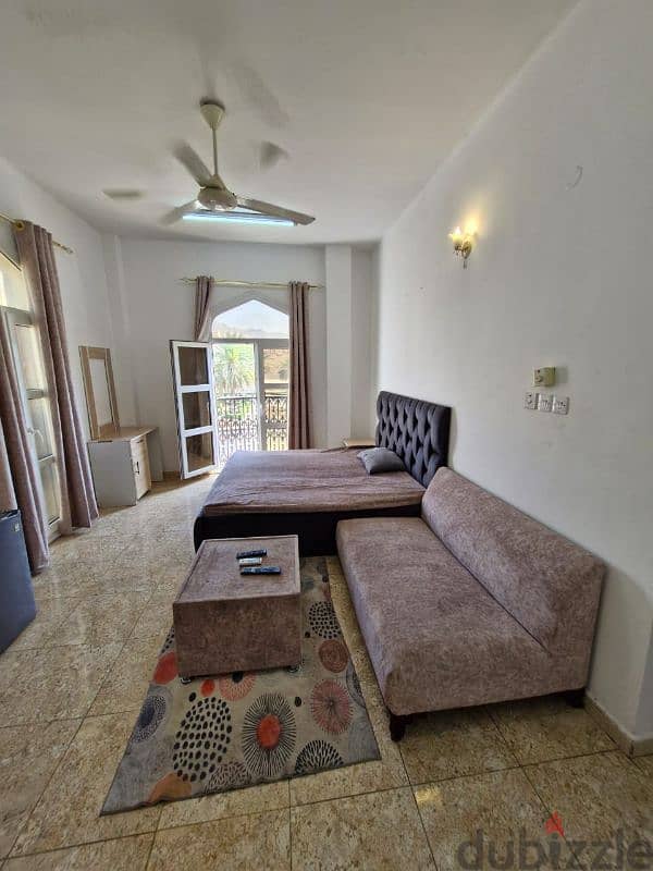 Room, bathroom and balcony, South Ghubrah, opposite Sultan Complex 1