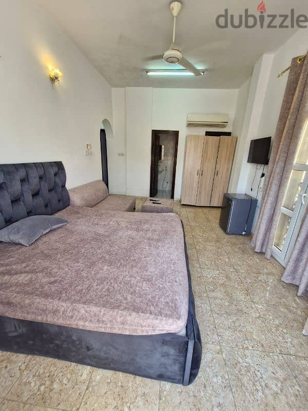 Room, bathroom and balcony, South Ghubrah, opposite Sultan Complex 3