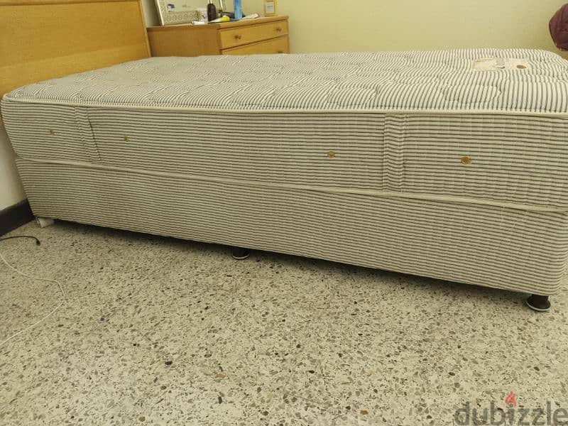 Bed with mattress single. 1