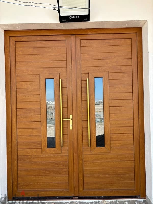 uPVC wooden lamination doors 0