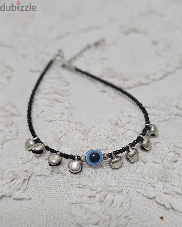 Evil eye single anklet 0