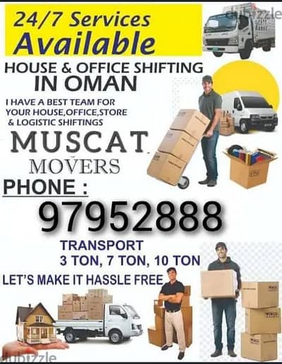 muscat furniture house shiftingg low price