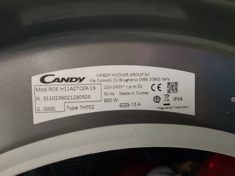 Candy Tumble Dryer 11 Kg 4