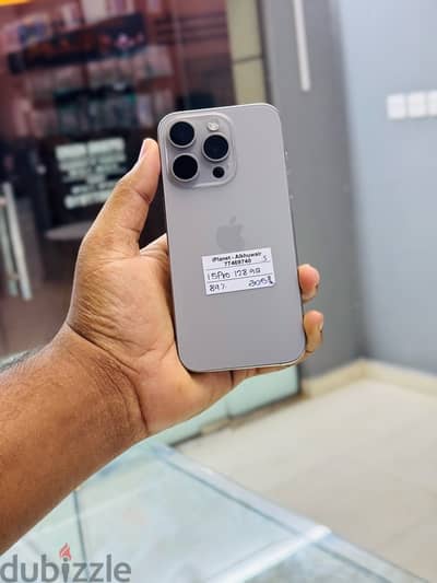 iPhone 15 Pro 128 GB with a clean condition Apple warranty available