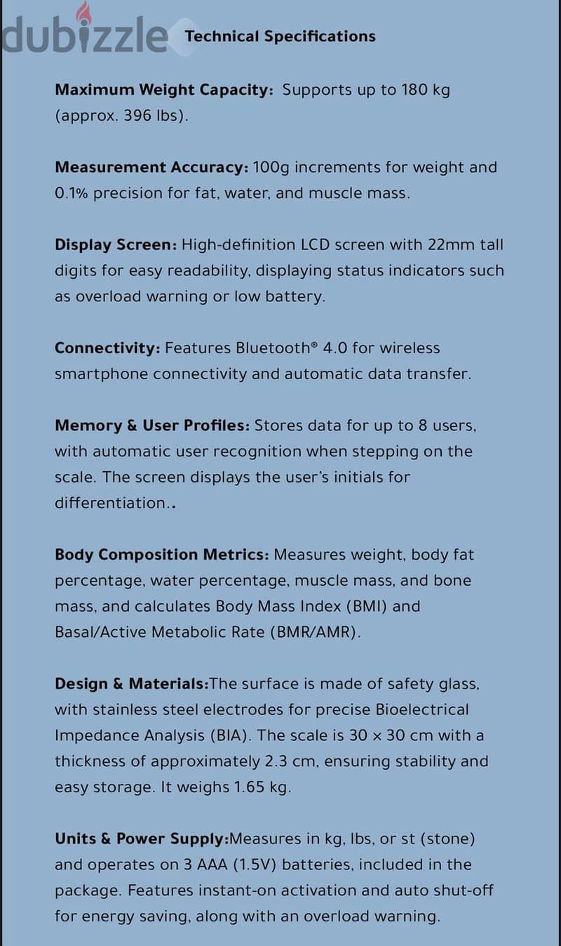 SANITAS - SMART SCALE THAT CAN MONITOR YOUR BODY CONTENT 3