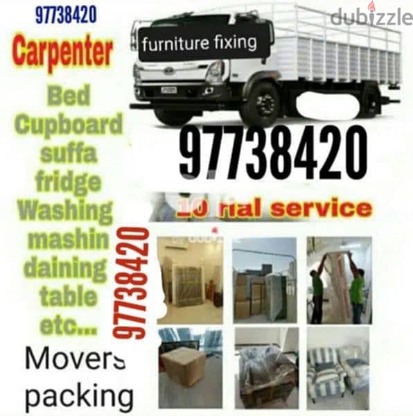 muscat furniture house shiftingg low price 0