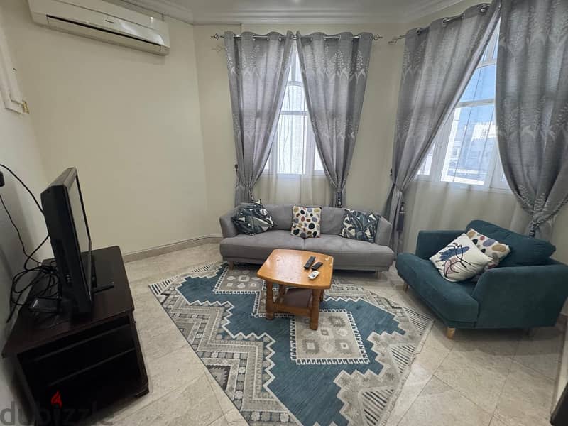 Golden opportunity for rent Al Khuwair 33 1 BHK furniture Near Saeed B 17