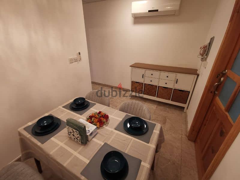 شقه مفروشه في القرم، 2BHK fully furnished in Qurum 15