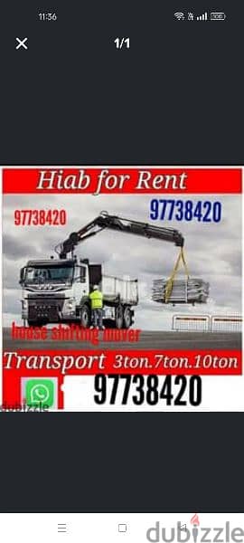 Hiab trucks are great for self loading/ unloading plus transporting