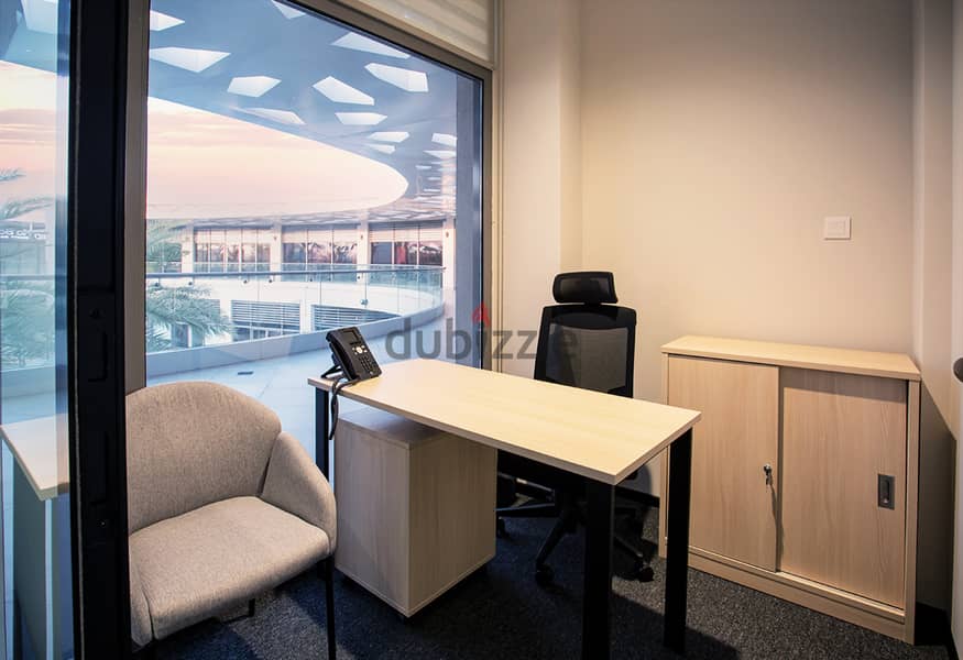 Furnished Private Office for Rent in SQUare Al Khoudh, Seeb 8