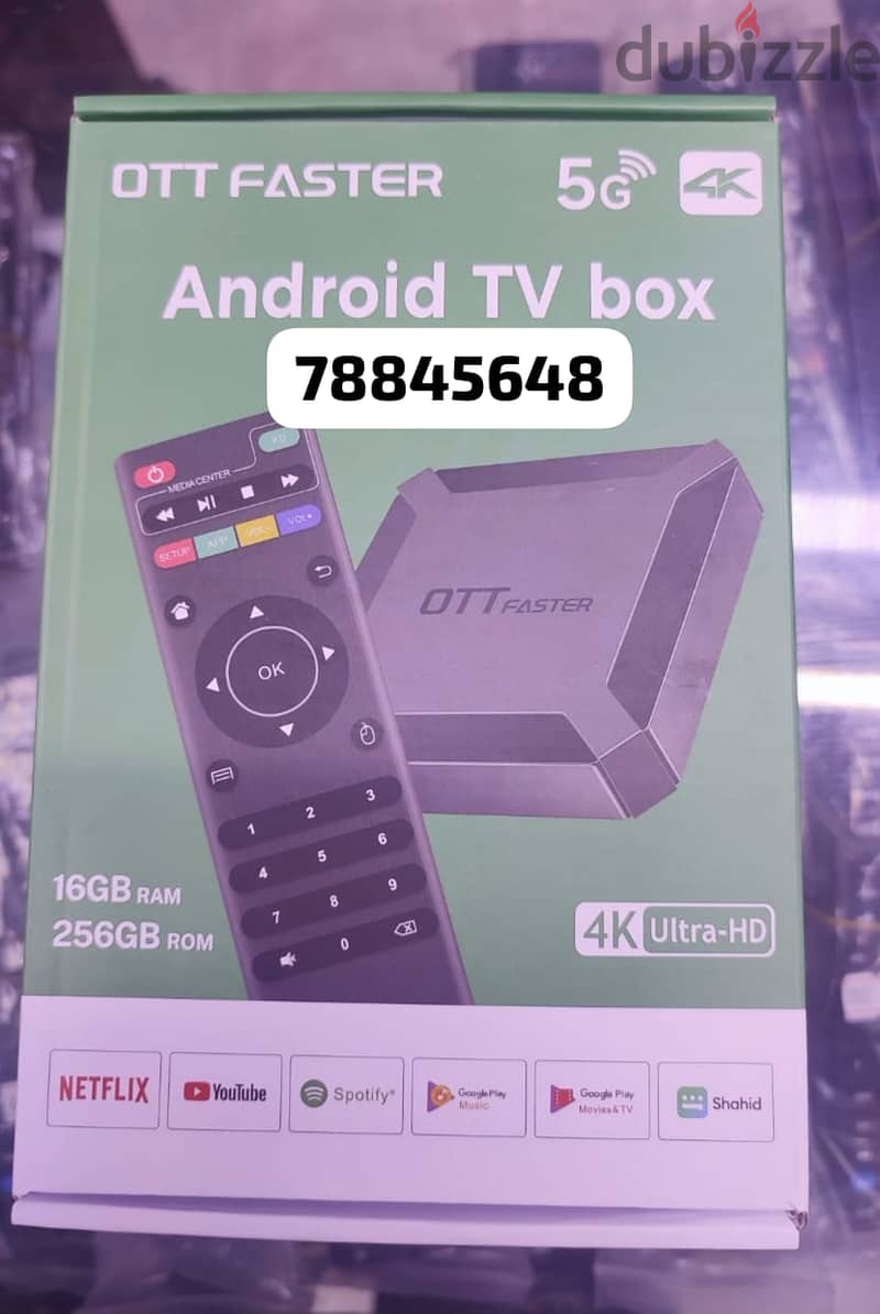 New model 4k Ott android TV box, dual band WiFi, world wide channels 3