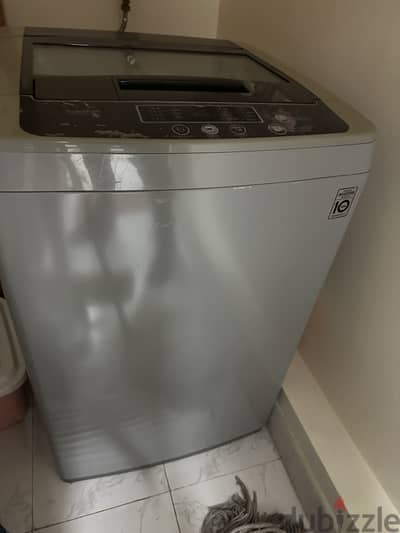 LG 7 KG top loaded washing machine for sale