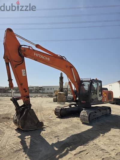 Hitachi excavator 240 with breaker