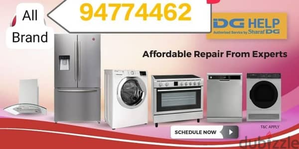 All type Ac Fridge Automatic washing Machine service and repair