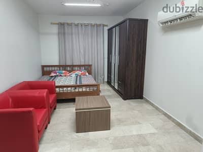 Single room with attached bath & kitchen near Oman post Azaiba 120 OMR