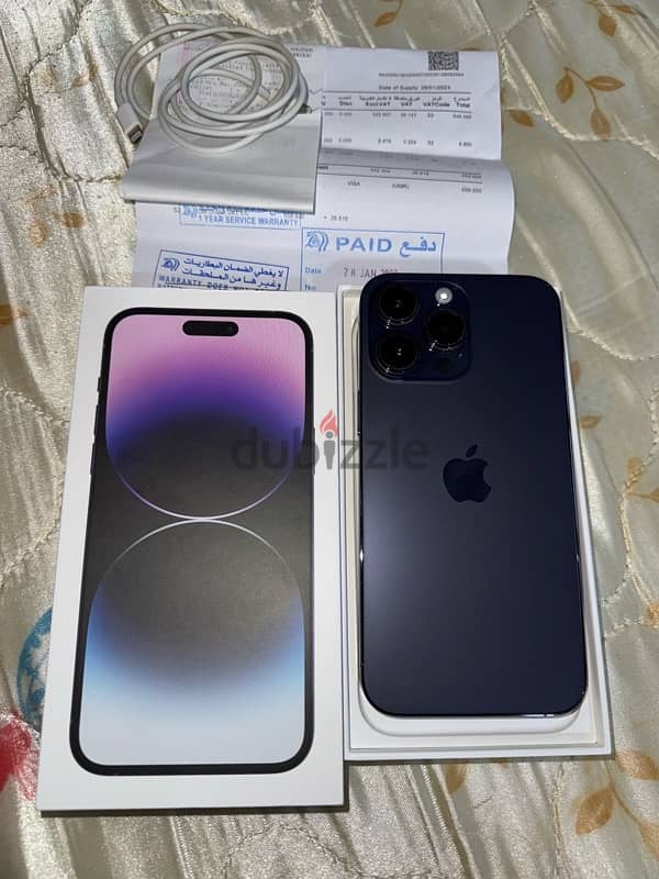 Iphone 14 Pro Max 256 GB 10/10 Condition with invoice and box 3