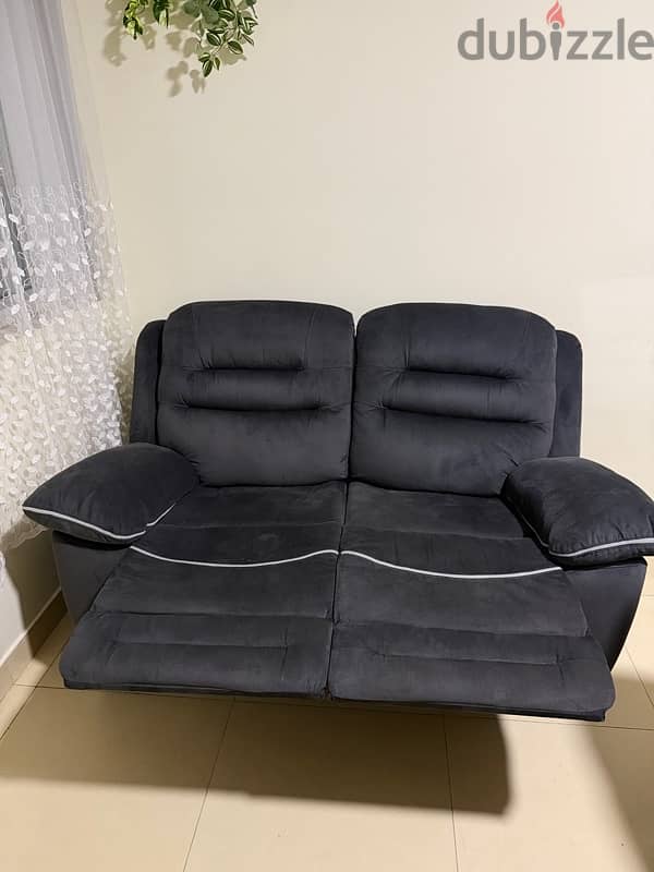 cloth recliner double seats 1