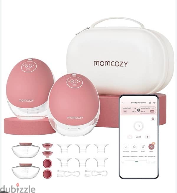 Almost New Momcozy M9 Hands-Free Breast Pump – Used for One Day 0