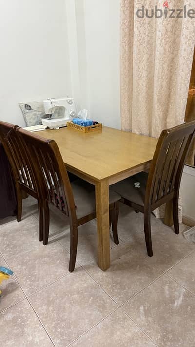 BED & Dining set