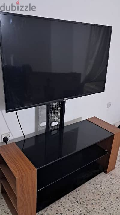 Android tv tcl 49 inch with stand smart