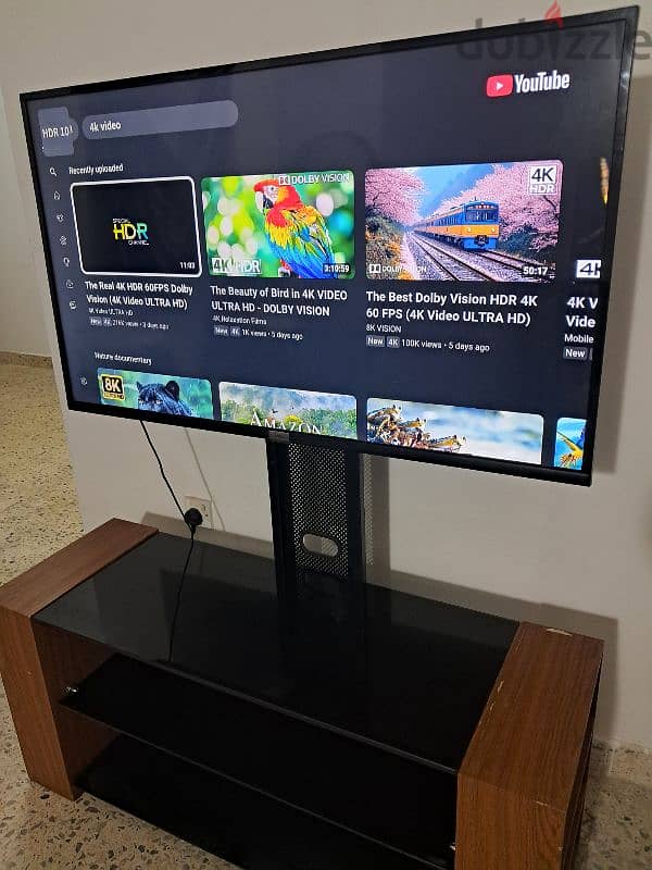 Android tv tcl 49 inch with stand smart 2