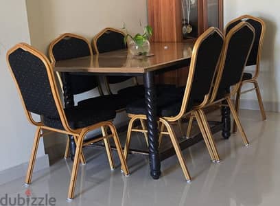 dining table with 6 chair