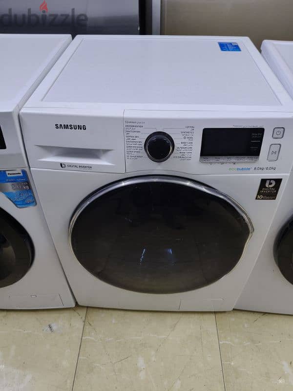 front load Samsung 8 kg 2 in 1 automatic washing machine 2