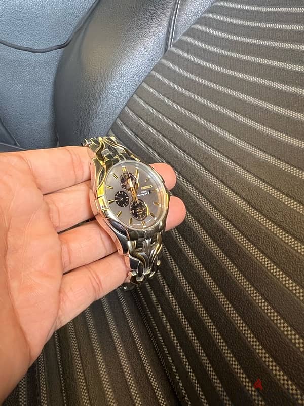 seiko solar watch  ساعة سيكو نوادر كرونوجراف 6