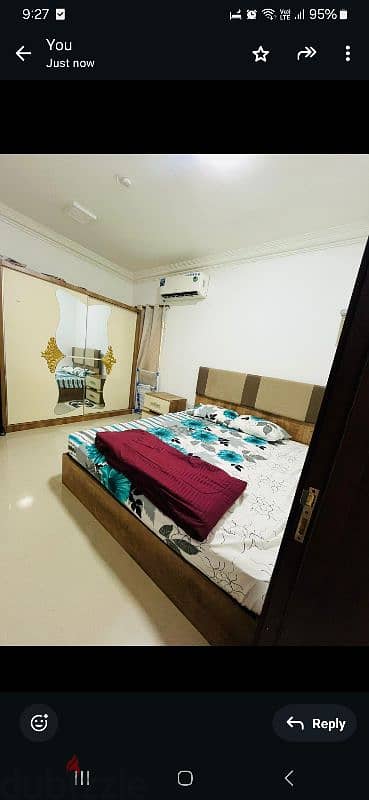 1 BHK furnished for rent in Azaiba including all bills 1