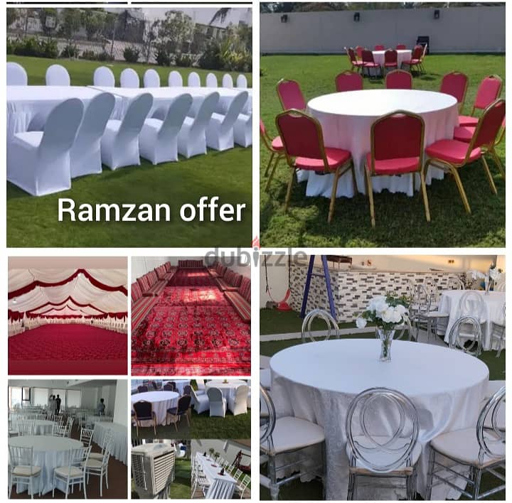 Rent for chair-table-carpet-tent-speaker-ramzan setup-back ground 1