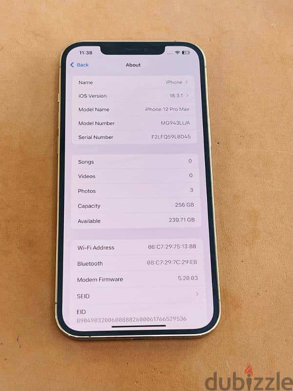 iPhone 12 Pro Max 256GB 3