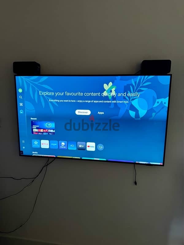 samsung crystal UHD smart tv 4k 50” under warranty 2