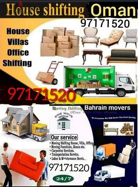 muscat furniture house shiftingg low price 0