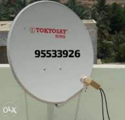 satellite dish technician install repair selling nilsat arbsat Airtel