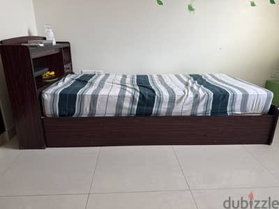 Single Bed with Mattress for Sale