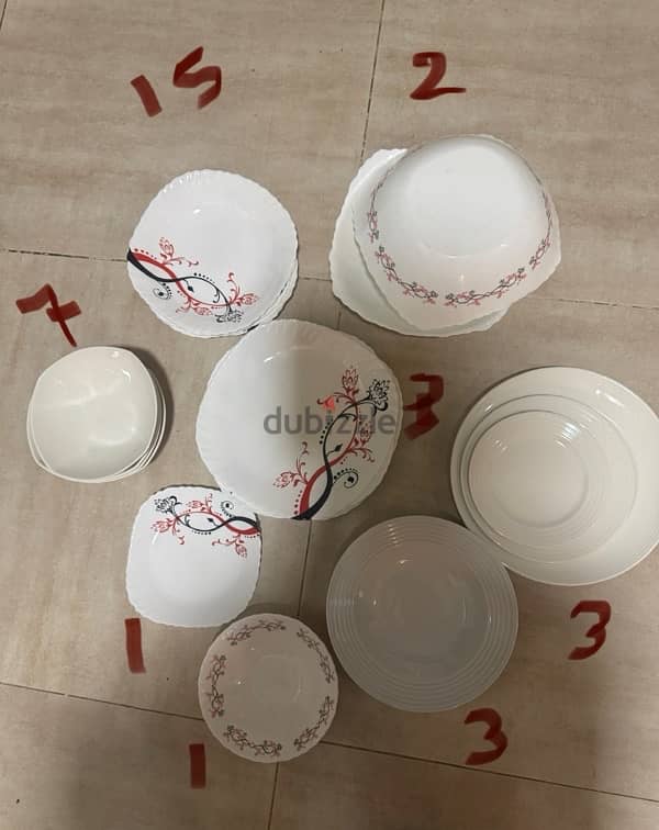 35 pieces dinner set different size 0