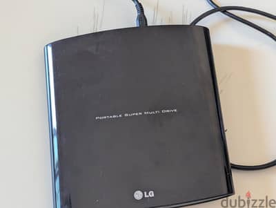 LG Super-Multi Portable Slim DVD Rewriter GP08NU6B (never used)