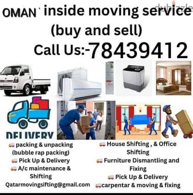 muscat furniture house shiftingg low price